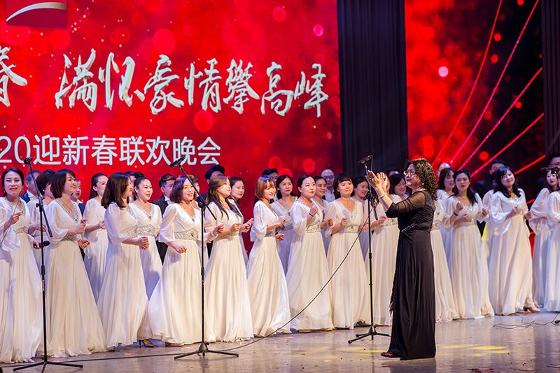 欢欣鼓舞迎新春,满怀豪情攀高峰 | 联桥集团2020迎新春联欢晚会激情开演(图36)