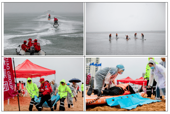 威海高区联信救援队成立仪式暨威海国际海水浴场应急救援演练成功举行(图5) 威海高区联信救援队成立仪式暨威海国际海水浴场应急救援演练成功举行(图5)